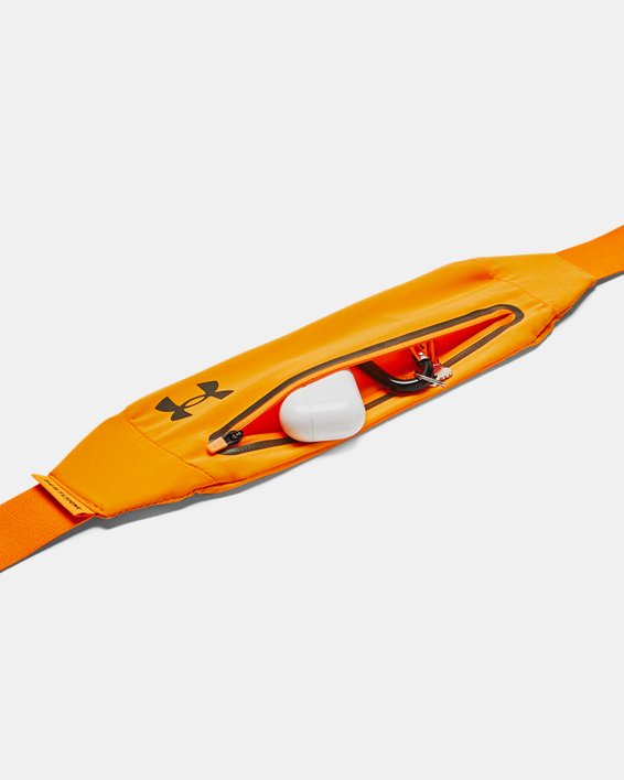UA Flex Speedpocket Run Belt in Orange image number 2